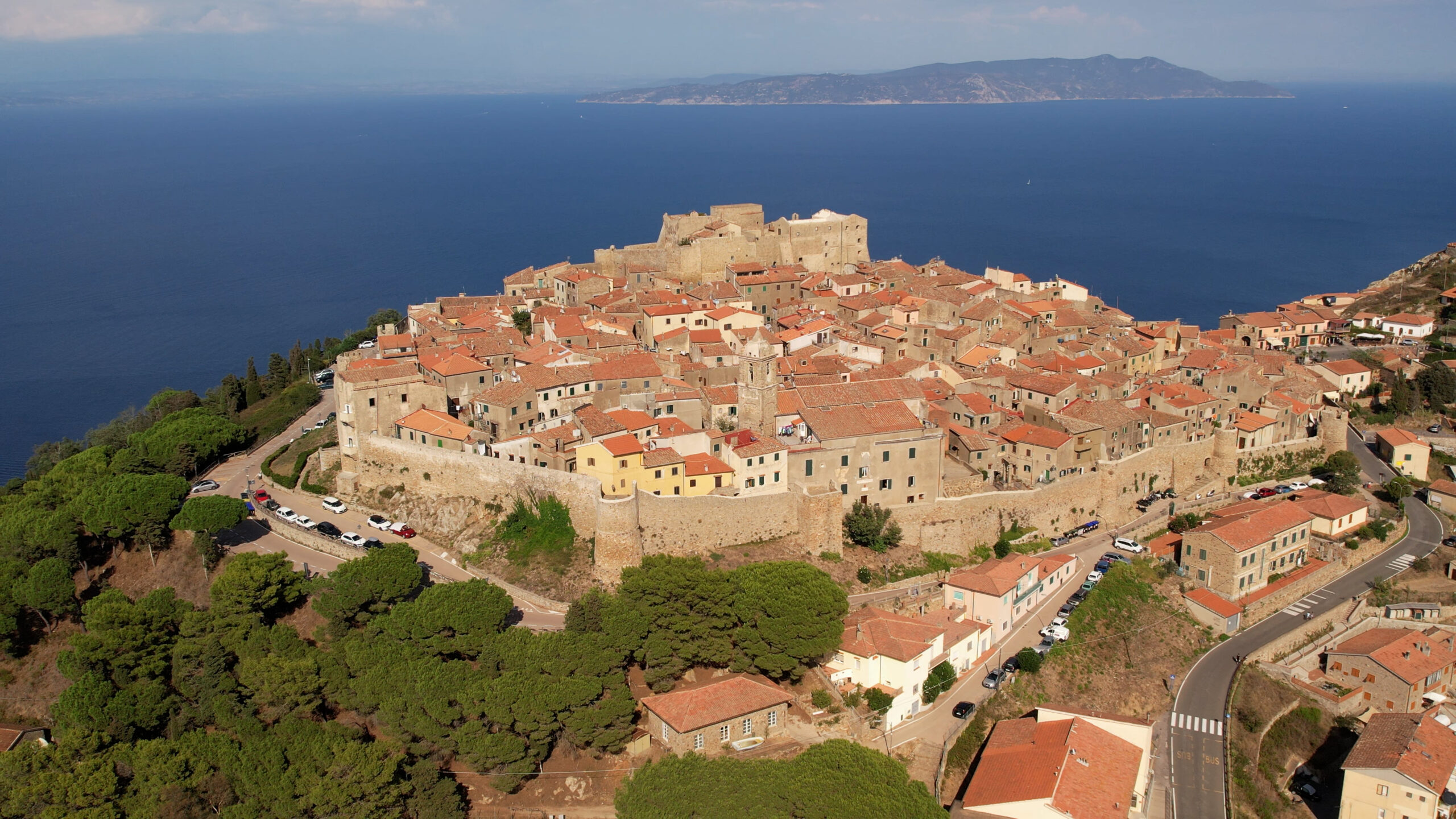 L'immagine mostra la totalità di GIglio Castello