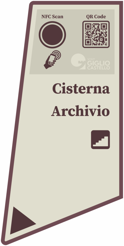 Cartello che indica la strada per raggiungere Cisterna e CHiesa.